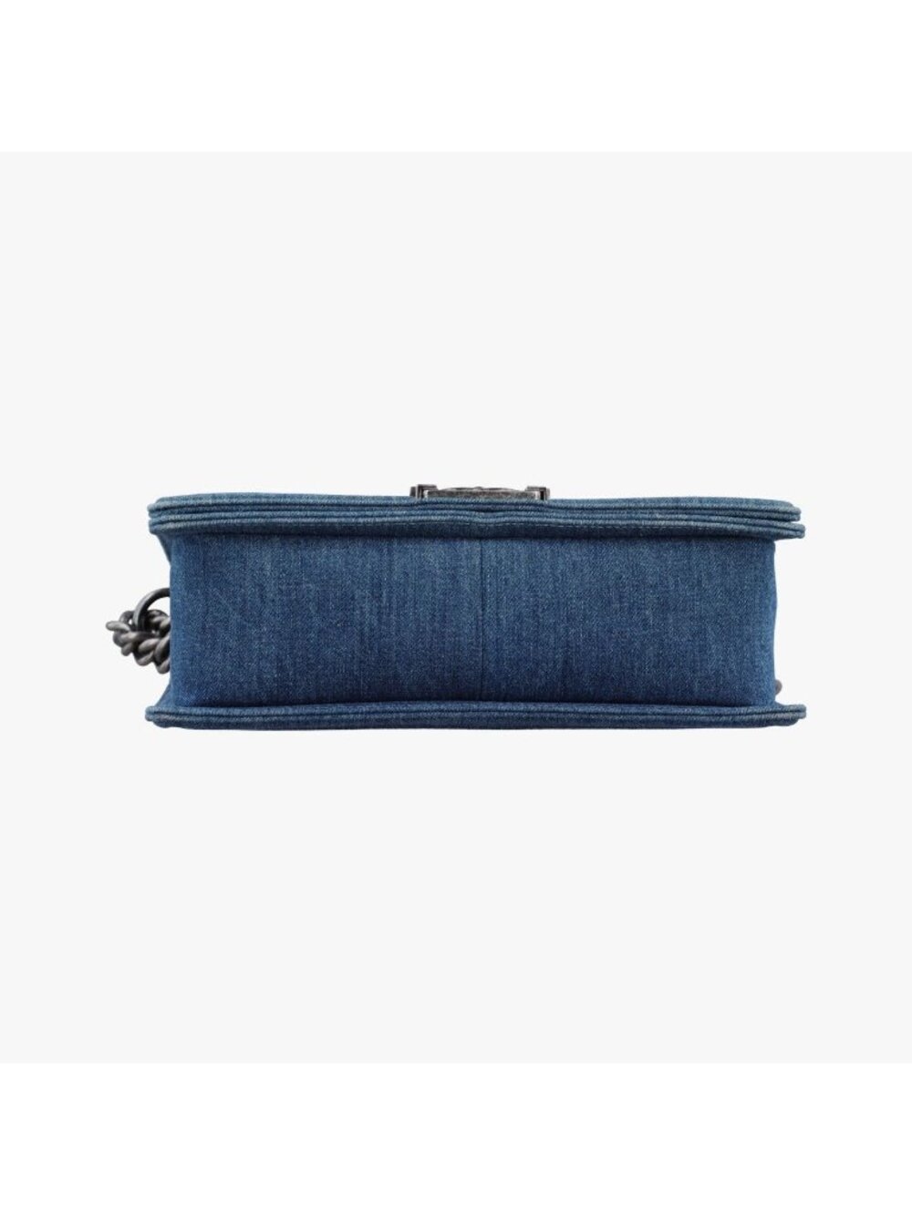★SOLD★ Chanel Blue Multicolor Denim Messenger Bag - Picture 3 of 15